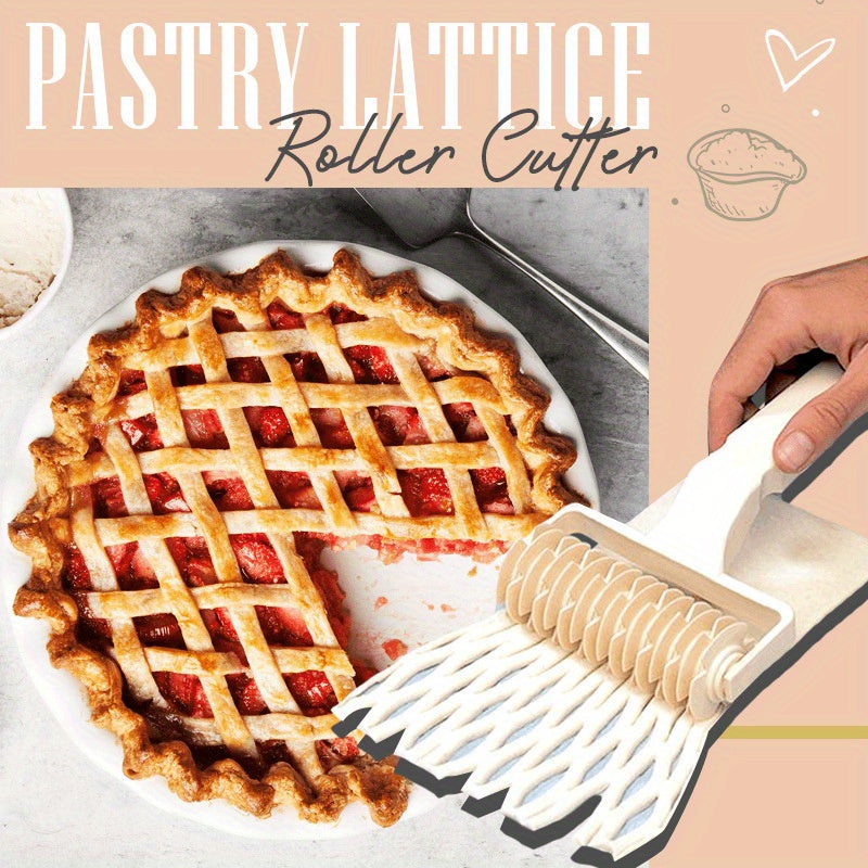 RV kitchen, suitable for home scenes, pie crust pattern cutting knife operation is simple, pizza rolls, noodle cutting, pastry grid, roller cutting machine, apple pie making perfect pie crust, noodle ordering tool