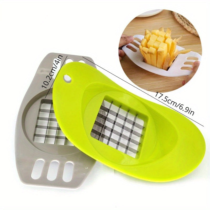 Stainless Steel Potato Cutter Vegetable Fruit Slicer Chopper Chipper Kitchen Accessories Tools Baking Potato Home Gadget Tools