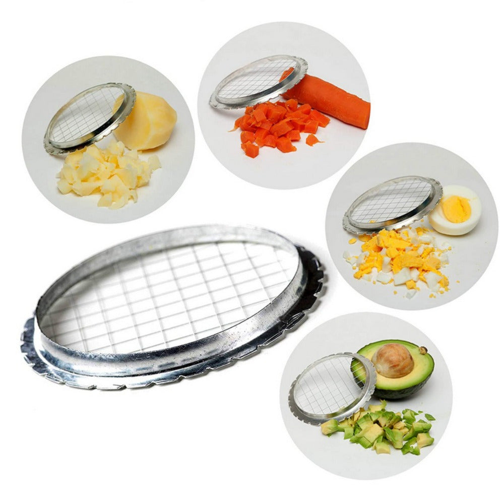 A Variety Of Kitchen Tools Including A Versatile Vegetable Slicer, Manual Food Chopper, Egg Slicer, And Hand-operated Cutting Machine For Various Kitchen Preparations