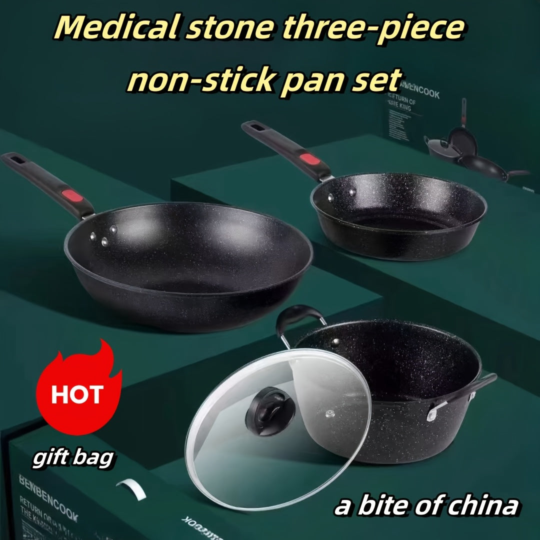 Outdoor Pots, Frying Pans, Cooking Pots, Wok Sets, Large Size Multi-Person Lightweight Non-Stick Pots, Party Holiday Patio Dinner Barbecues, Christmas And New Year Pot Sets, Gift Pots