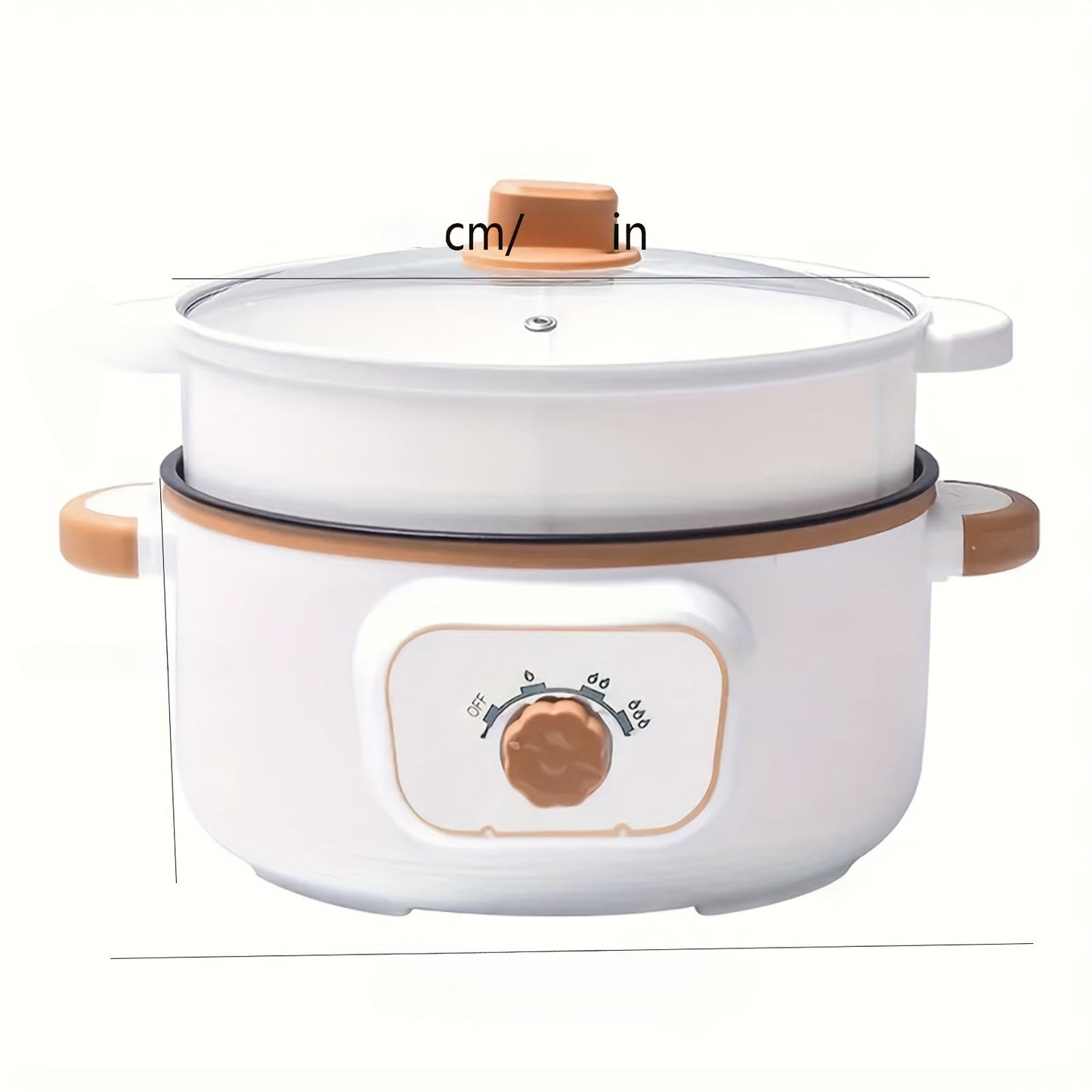 Multifunction Electric Hot Pot - 1.06gal Portable Slow Cooker, Pots With Steamer For Cooking, Food Steamer, Non-Stick Hot Pot Electric, Tri-power Regulation With Lid, It Satisfies Your Different Cooking Needs, Family Or Friends To Enjoy Dinner Anytime.