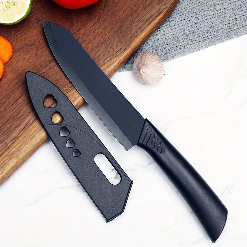 3pcs Stainless Steel Knife Set - Chef, Slicing & Utility Knives with Peeler - Ergonomic Grip, Food-Safe, Ideal for Home, Outdoor, Camping & Dorm Use - Versatile Kitchen Essentials for Christmas, Halloween, Easter, Hanukkah