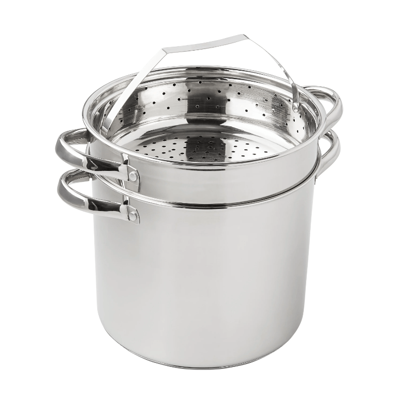 4pcs Stainless Steel 8 qt Cooker Multipot Set